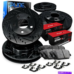 brake disc rotor tLbgu[L[^[ubNhXbg + OEPpbhn[hEFALbgCBC.74007.47 Full Kit Brake Rotors Black Drill Slot + OEp Pads & Hardware Kit CBC.74007.47