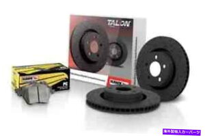 brake disc rotor HAWK HKC4199.701Z TALON STREET���[�^�[�ƃu���[�L�p�b�h�L�b�g�N���X�h�����ƃX���b�g Hawk HKC4199.701Z Talon Street Rotor And Brake Pad Kit Cross Drilled And Slotted�y���s�A���i�z