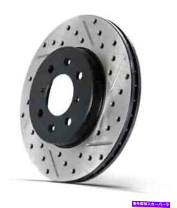 brake disc rotor STOPTECH 127-20030R�X�|�[�c�h�������X���b�g���[�^�[�E[�ԗ�����]�^�u���Q�� StopTech 127-20030R Sport Drilled & Slotted Rotor Right See Vehicle Fitment Tab�y���s�A���i�z