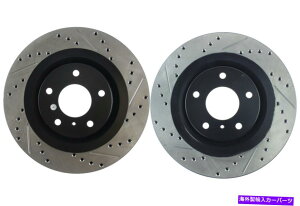 brake disc rotor 2003-2005�C���t�B�j�e�BFX45�i45083�j�̃t�����g�y�ASTOPTECH�f�B�X�N�u���[�L���[�^�[ Front PAIR Stoptech Disc Brake Rotor for 2003-2005 INFINITI FX45 (45083)�y���s�A���i�z
