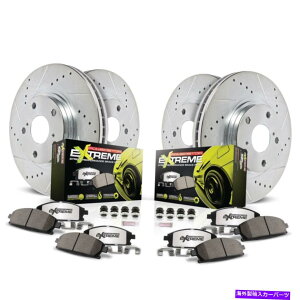 brake disc rotor K532-26 PowerStop 4-Wheel�Z�b�g�u���[�L�f�B�X�N�ƃp�b�h�L�b�g�̃t�����g�ƃ��A�̃A�E�f�B K532-26 Powerstop 4-Wheel Set Brake Disc and Pad Kits Front & Rear for Audi�y���s�A���i�z