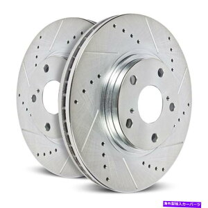brake disc rotor AEfBA6 2006tgG{[VhXbgp̃p[Xgbvu[L[^[ Power Stop Brake Rotors For Audi A6 2006 Front Evolution Drilled & Slotted