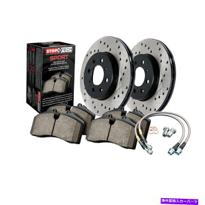 brake disc rotor STOPTECH 979.33039R�X�|�[�c�f�B�X�N�u���[�L�L�b�gw/�N���X�h�������[�^�[ StopTech 979.33039R Sport Disc Brake Kit w/Cross-Drilled Rotors�y���s�A���i�z