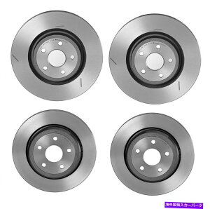 brake disc rotor Durango Grand Cherokee SRT�p�̃t�����g�����A�R�[�e�B���O�u���[�L�f�B�X�N���[�^�[�u�����{�L�b�g Front & Rear Coated Brake Disc Rotors Brembo Kit For Durango Grand Cherokee SRT�y���s�A���i�z