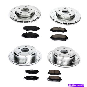 brake disc rotor �p���[�X�g�b�vK2798�t�����g/���A�G�{�����[�V�����u���[�L�p�b�h�����[�^�[�̃Z�b�g07-17�����O���[ Powerstop K2798 Set of Front/Rear Evolution Brake Pad & Rotor for 07-17 Wrangler�y���s�A���i�z