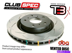 brake disc rotor 2x DBA 4000 T3�p�t�H�[�}���X�X���b�g���[�^�[�t�B�b�g /�N���[�K�[2007�I���t�����g 2x DBA 4000 T3 PERFORMANCE Slotted ROTOR FIT / Kluger 2007-ON FRONT�y���s�A���i�z