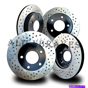 brake disc rotor LAN017SD�����W���[�o�[�X�|�[�c5.0L V8 2014-15���[�^�[�N���X�h�������f�B���v���X���b�g LAN017SD Range Rover Sport 5.0L V8 2014-15 Rotor Cross Drill & Dimple Slot�y���s�A���i�z
