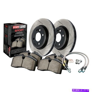 brake disc rotor STOPTECH 977.42002RX|[cfBXNu[LLbgW/Xbg[^[tBbg03-08 350Z G35 StopTech 977.42002R Sport Disc Brake Kit w/Slotted Rotors Fits 03-08 350Z G35