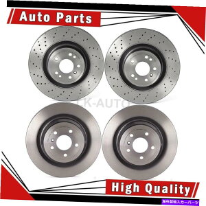 brake disc rotor ZfXxcGLE300Dp̃fBXNu[L[^[̃u{tgA4 Brembo Front Rear 4 Of Disc Brake Rotors For Mercedes-Benz GLE300d