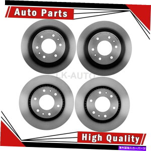 brake disc rotor Chevrolet Trailblazer 2006-2009p̃fBXNu[L[^[̃u{tgA4 Brembo Front Rear 4 Of Disc Brake Rotors For Chevrolet Trailblazer 2006-2009