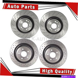 brake disc rotor ZfXxcML250p̃fBXNu[L[^[̃u{tgA4 Brembo Front Rear 4 Of Disc Brake Rotors For Mercedes-Benz ML250