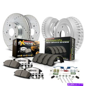 brake disc rotor K15052DK-36p[Xgbvu[LfBXNƃhLbg4փZbgtgAVV K15052DK-36 Powerstop Brake Disc And Drum Kits 4-Wheel Set Front & Rear New