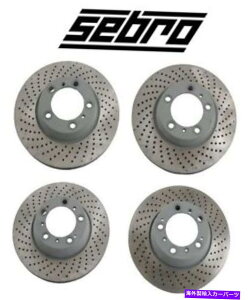 brake disc rotor 4̃Zuu[L[^[̃Zbg2-FRONT2-REARMADE 911̃|VF996 Set of 4 Sebro Brake Rotors 2-Front & 2-RearMade in Germany 911 For Porsche 996