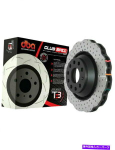 brake disc rotor DBA 4000S�h�����h���v���b�h�E�F�[�u�f�B�X�N���[�^�[�y�A�A�E�f�B8V�X�|�[�c�o�b�NRS3�p���A DBA 4000S Drilled Dimpled Wave DISC Rotor Pair Rear FOR AUDI 8V Sportback RS3�y���s�A���i�z