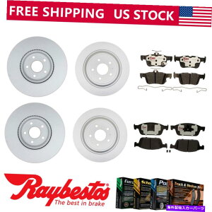 brake disc rotor tBbg2017-2019tH[hGXP[vtgAR[eBOu[L[^[nCubhpbh-raybestos Fit 2017-2019 Ford Escape Front Rear Coated Brake Rotors Hybrid Pads -Raybestos