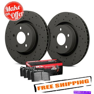 brake disc rotor Hawk Talon HPS 5.0 2012ÑW[vOh`FL[p̃hXbgAu[LLbg Hawk Talon HPS 5.0 Drilled & Slotted Rear Brake Kit for 2012 Jeep Grand Cherokee