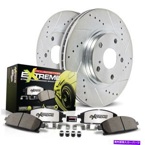 brake disc rotor K6154-26p[Xgbvu[LfBXNƃpbhLbg2փZbgAEfBS4S5̑O K6154-26 Powerstop Brake Disc and Pad Kits 2-Wheel Set Front for Audi S4 S5