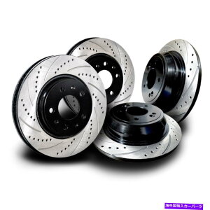 brake disc rotor JEE006SS�O�����h�`�F���L�[SRT-8�u���[�L���[�^�[2012-17�N���X�h�������X���b�g JEE006SS Grand Cherokee SRT-8 Brake Rotors 2012-17 Cross Drill & Slots�y���s�A���i�z