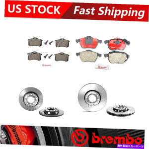 brake disc rotor 2005 Audi A4 QuattrotgALbgu[L[^[ƃZ~bNu[LpbhɓK Fits 2005 Audi A4 Quattro Front Rear Kit Brake Rotors & Ceramic Brake Pads