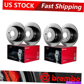 brake disc rotor フィット2014-15メルセデスベンツB電気駆動フロント +リアコーティングブレーキローター Fits 2014-15 Mercedes-Benz B Electric Drive Front + Rear Coated Brake Rotors