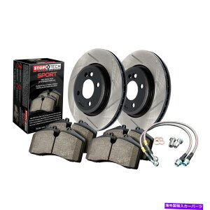brake disc rotor STOPTECH 977.42002RX|[cfBXNu[LLbgW/Xbg[^[tBbg03-08 350Z G35 StopTech 977.42002R Sport Disc Brake Kit w/Slotted Rotors Fits 03-08 350Z G35
