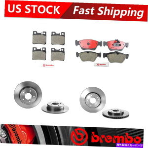 brake disc rotor 1997ÑZfXxcC280tgALbgu[L[^[ƃZ~bNpbh - u{ Fits 1997 Mercedes-Benz C280 Front Rear Kit Brake Rotors & Ceramic Pads - Brembo