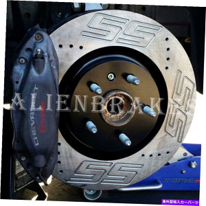 brake disc rotor Che090cp Trailblazer SS 6.0L 06-09�J�X�^��SS���S�Z�b�g�t�����g���A���[�^�[ +�p�b�h CHE090CP TrailBlazer SS 6.0L 06-09 Custom SS Logo Set Front Rear Rotors + Pads�y���s�A���i�z