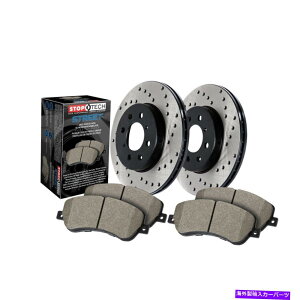 brake disc rotor STOPTECH 939.46522 STREET-2�z�C�[���f�B�X�N�u���[�L�L�b�gw/�N���X�h�������[�^�[ StopTech 939.46522 Street-2 Wheel Disc Brake Kit w/Cross-Drilled Rotors�y���s�A���i�z