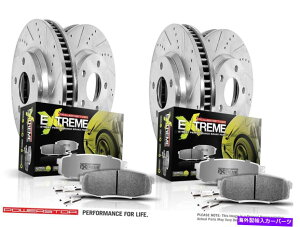 brake disc rotor �p���[�X�g�b�vK5404-26 Z26�X�g���[�g�E�H���A�[1�t�����g/���A�S���t�p�̃N���b�N�u���[�L�L�b�g Power Stop K5404-26 Z26 Street Warrior 1-Click Brake Kit for Front/Rear Golf�y���s�A���i�z
