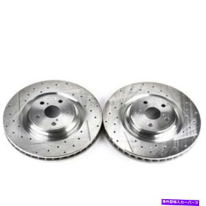 brake disc rotor 10-17NTXLS460tgG{[VhXbg[^[̃p[Xgbv - yA PowerStop for 10-17 Lexus LS460 Front Evolution Drilled & Slotted Rotors - Pair