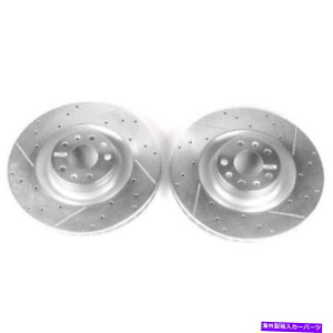 brake disc rotor 09-10�A�E�f�BA6 Quattro Front Evolution Drilled��Slotted Rotors��PowerStop- PowerStop for 09-10 Audi A6 Quattro Front Evolution Drilled & Slotted Rotors -�y���s�A���i�z