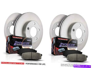 brake disc rotor p[XgbvKOE6141tgƃÃAEfBA6p̖̃hCo[u[LLbgNbN Power Stop KOE6141 1-Click Daily Driver Brake Kits for Front and Rear Audi A6