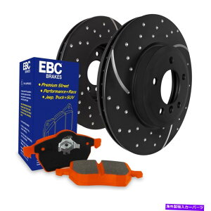 brake disc rotor EBCu[LS8KR1009 S8LbgIWXgtGD[^[ɓK EBC Brakes S8KR1009 S8 Kits Orangestuff and GD Rotors Fits 04 Sierra 1500