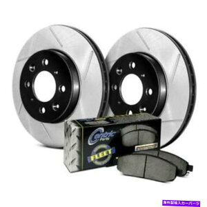 brake disc rotor �N���C�X���[200 13-14�p�t�H�[�}���X�g���b�N�X���b�g1�s�[�X�t�����g�u���[�L�L�b�g For Chrysler 200 13-14 Performance Truck Slotted 1-Piece Front Brake Kit�y���s�A���i�z