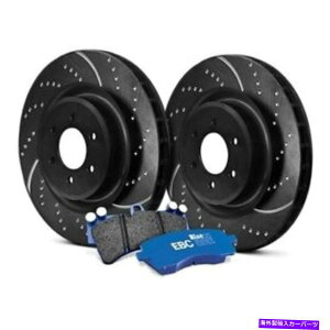 brake disc rotor �W�[�v�O�����h�`�F���L�[12-20�u���[�L�L�b�gEBC�X�e�[�W6�g���b�N�f�C���ڂ݁��X���b�g For Jeep Grand Cherokee 12-20 Brake Kit EBC Stage 6 Track Day Dimpled & Slotted�y���s�A���i�z