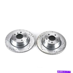 brake disc rotor 02-06 BMW X5AG{[VhXbg[^[̃p[Xgbv - yA-PSB Power Stop for 02-06 BMW X5 Rear Evolution Drilled & Slotted Rotors - Pair - psb