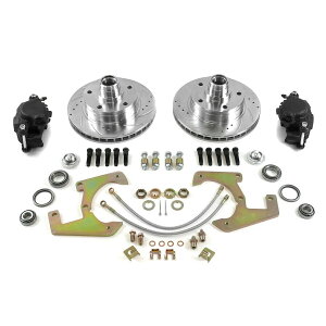 brake disc rotor �傫�ȃ{�A�t�����g�f�B�X�N�ϊ��r�b�O�u���[�L�L�b�g5x5.5�t�B�b�g�t�H�[�h1948-1956�g���b�Nf Large Bore Front Disc Conversion Big Brake Kit 5x5.5 Fits Ford 1948-1956 Truck F�y���s�A���i�z