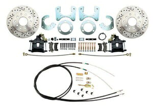 brake disc rotor ���j�o�[�T�����p�[��8 3/4 ���A�f�B�X�N�u���[�L�ϊ��AA�AB�AE�{�f�B�ABLK PC Cals UNIVERSAL MOPAR 8 3/4 Rear Disc Brake Conversion, A, B, E Body, BLK PC CALS�y���s�A���i�z