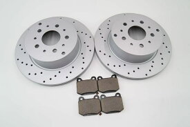 brake disc rotor Maserati QuattroporteリアブレーキパッドとローターTopeuro＃1080 Maserati Quattroporte rear brake pads & rotors TopEuro #1080