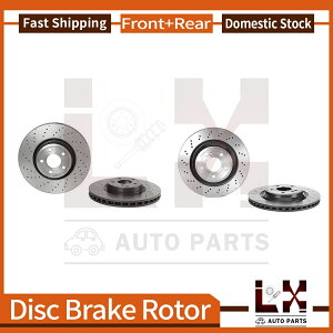 brake disc rotor 2015-2016ZfXxcSL400ɐݒ肳ꂽtgAu{R[eBOOEu[L[^[Zbg Front & Rear Brembo Coated OE Brake Rotors Set For 2015-2016 Mercedes-Benz SL400
