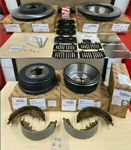 brake disc rotor OEM 2005-2015�g���^�^�R�}4WD�t�����g�����A�u���[�L���[�^�[�h�����V���[�Y�ƃp�b�h OEM 2005-2015 TOYOTA TACOMA 4WD FRONT & REAR BRAKES ROTORS DRUMS SHOES AND PADS�y���s�A���i�z