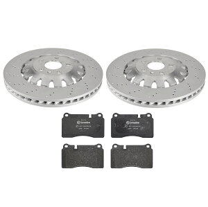 brake disc rotor SHW OEMtgu[LLbg370mmfBXN[^[TT RS3 Quattrop̃[bgpbhZbg SHW OEM Front Brake Kit 370mm Disc Rotors and Low-Met Pad Set For TT RS3 Quattro