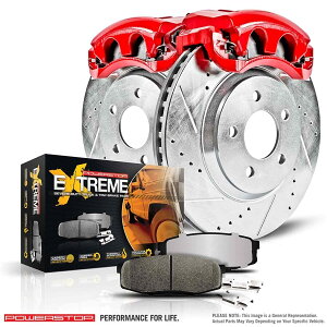brake disc rotor �p���[�X�g�b�vKC1890A-36 Z36�g���b�N/�g�E�u���[�L�L�b�g���A�G�N�X�J�[�V�����p�̃L�����p�[�t�� Power Stop KC1890A-36 Z36 Truck/Tow Brake Kit w/Calipers for Rear Excursion�y���s�A���i�z