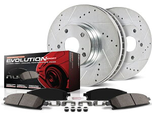 brake disc rotor PowerStop K5515�m�C�Y�t���[�u���[�LZ23�G�{�����[�V�����X�|�[�c10-18����/���N���X Powerstop K5515 Noise-Free Braking Z23 Evolution Sport for 10-18 Allure/Lacrosse�y���s�A���i�z