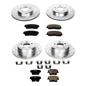 brake disc rotor 1NbNZ23G{[VX|[chhƃXbgtbg2006-2019_bW[d 1 Click Z23 Evolution Sport Drilled And Slotted Fro Fits 2006-2019 Dodge Charger