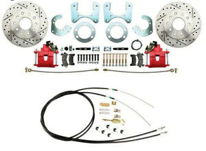brake disc rotor ���j�o�[�T�����[�p�[8 3/4 �_�i60���A�f�B�X�N�u���[�L�ϊ��AA�AB�AE�{�f�B���b�hPC UNIVERSAL MOPAR 8 3/4 Dana 60 Rear Disc Brake Conversion, A, B, E Body RED PC�y���s�A���i�z