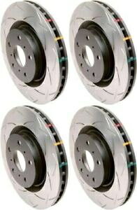 brake disc rotor DBA�t�����g +���A�X���b�g�u���[�L���[�^�[�Z�b�gT3 4000�p�b�P�[�W97-04�R���x�b�gC5 DBA FRONT + REAR SLOTTED BRAKE ROTORS SET T3 4000 PACKAGE for 97-04 CORVETTE C5�y���s�A���i�z