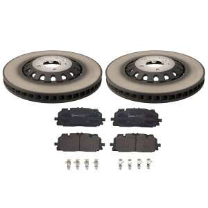 brake disc rotor SHW OEMtgu[LLbg375mmfBXN[^[A6 A8 Quattro Q7p̃[bgpbhZbg SHW OEM Front Brake Kit 375mm Disc Rotors & Low-Met Pad Set For A6 A8 Quattro Q7