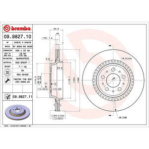 brake disc rotor {{XC90 2005-2014p̃tgAu{R[eBOOEu[L[^[Zbg Front & Rear Brembo Coated OE Brake Rotors Set For Volvo XC90 2005-2014