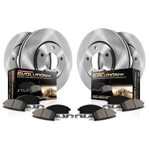 brake disc rotor KOE6804 PowerStop Brake Disc and Pad Kits 4-Wheel Set Front��Lear for MKT 13-19 KOE6804 Powerstop Brake Disc and Pad Kits 4-Wheel Set Front & Rear for MKT 13-19�y���s�A���i�z